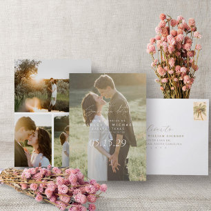 Save The Date Vellum Look Main Lettré Typographie 4 Photo