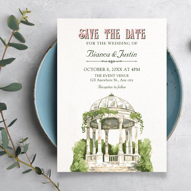 Save The Date Verdure de jardin  (Créateur téléchargé)