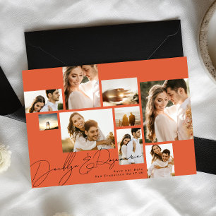 Save The Date Verona Sunset Collage Multi Photo