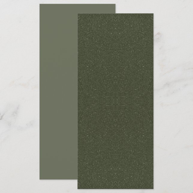 Save The Date Vert à mousse mouchetée Enregistrer la date – Pers (Devant / Derrière)