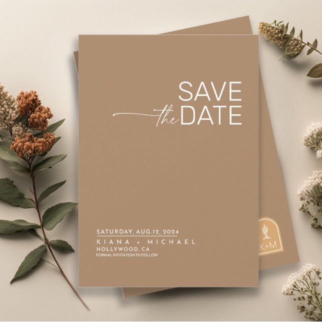Save The Date Vibes désertiques Mariage ID vertical1019 (Créateur téléchargé)