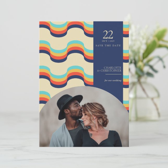 Save The Date Vibes rétro (Debout devant)