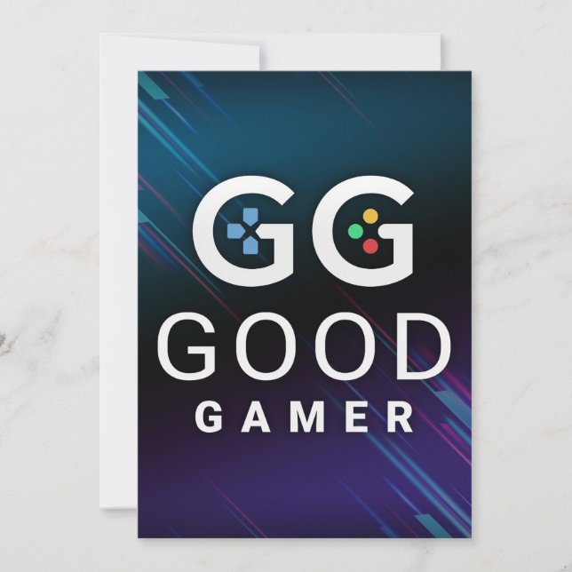 Save The Date Vidéo GG Good Gamer (Devant)
