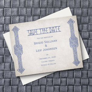 Save The Date Viking Celtic Gamer Mariage