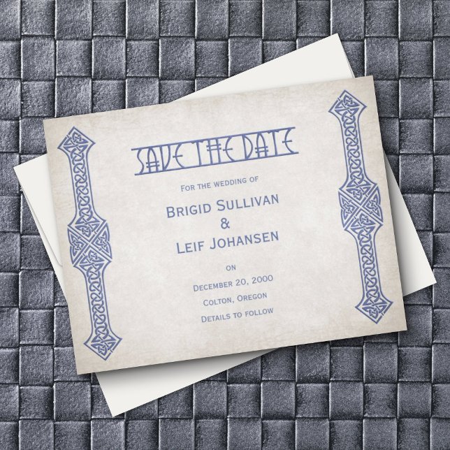 Save The Date Viking Celtic Gamer Mariage (Créateur téléchargé)