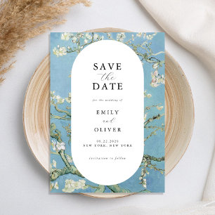 Save The Date Vincent Van Gogh Almond Blossom Floral Mariage