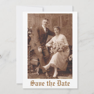 Save The Date Vintage Enregistrer la date