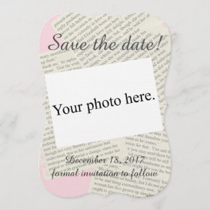 Save The Date Vintage "Enregistrer la date"