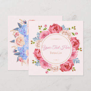 Save The Date Vintage Floral Enregistrer La Date