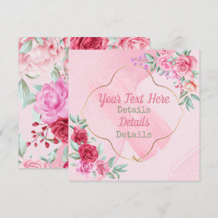 Save The Date Vintage Floral Enregistrer La Date