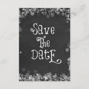 Save The Date Vintage noir et blanc Enregistrer la date