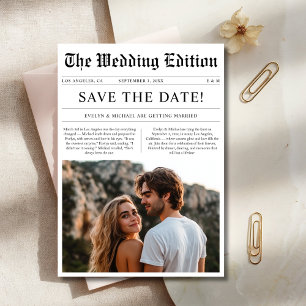 Save The Date Vintage Rustic Mariage Photo Style journal