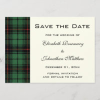Vintage Tartan, Davidson Mariage Motif moderne