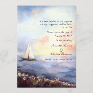Save The Date Voile ensemble mariage Enregistrer la date