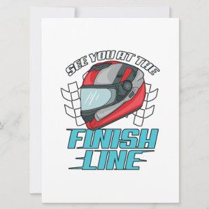 Save The Date Voir À Finish Line Racer Racer Voiture Cadeau