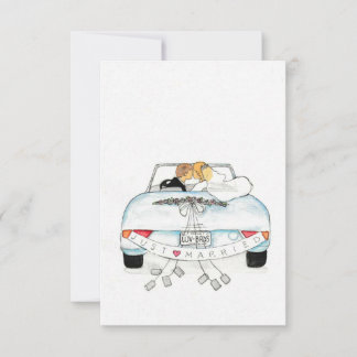 Save The Date Voiture de fuite