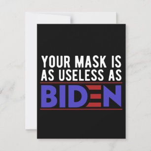 Save The Date Votre Masque Est Aussi Inutile Que Biden