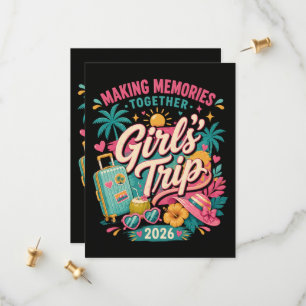 Save The Date Voyage entre filles 2026 Créer des souvenirs ensem