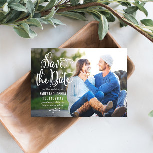 Save The Date Vrai Romance COULEUR MODIFIABLE Enregistrer La Car