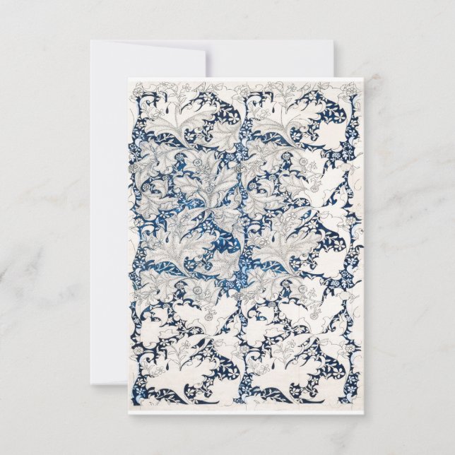 Save The Date Wallflower Motif 1890 Par William Morris (Devant)