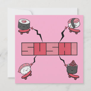 Save The Date We Love Sushi - Sushi Love - ASL ILY Obsession