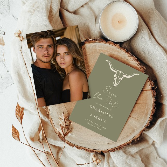 Save The Date Western Enregistrer la date (Créateur téléchargé)