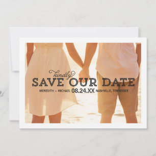 Save The Date Whimsy rustique Photo Enregistrer la date