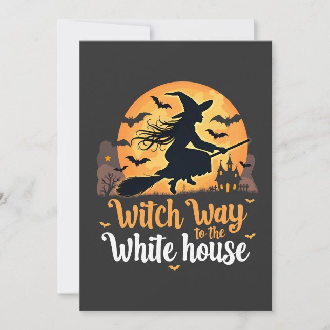 Save The Date Witch Way à la Maison Blanche (Devant)