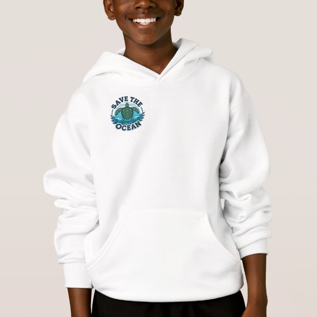 save the ocean sweatshirt (Devant)