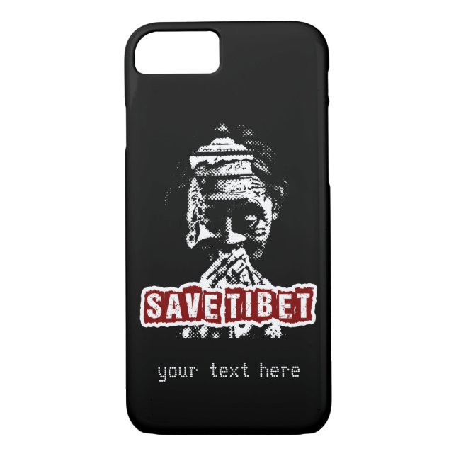 SAVE TIBET~ ! TIBET GRATUIT ! iPhone 7/Plus Coque (Dos)