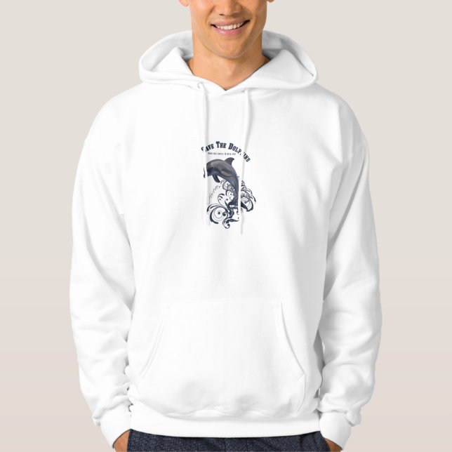 SaveTheDolphins - Sweat - shirt à capuche (Devant)