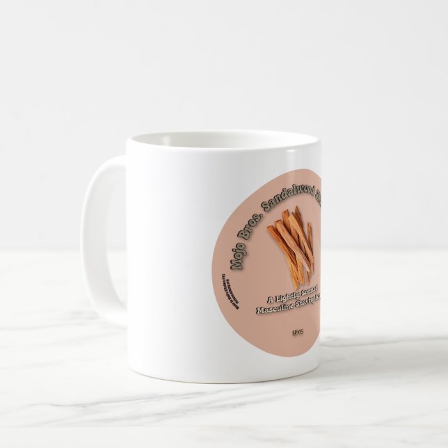 Savon de rasage au santal en mug (Devant gauche)