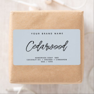 Savon moderne simple élégant cosmétique étiquette