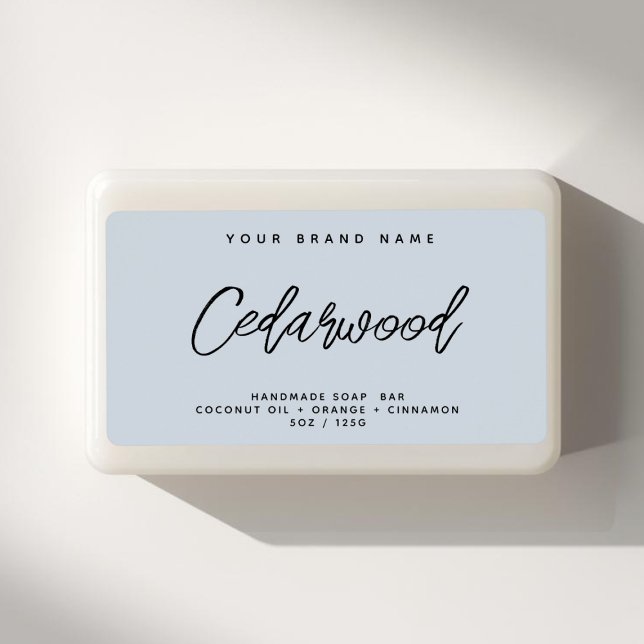 Savon moderne simple élégant cosmétique étiquette (Créateur téléchargé)