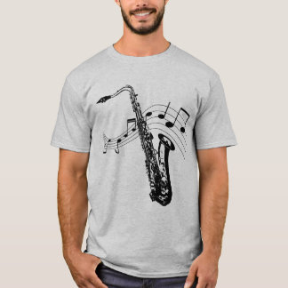 Saxo et T-shirt de notes