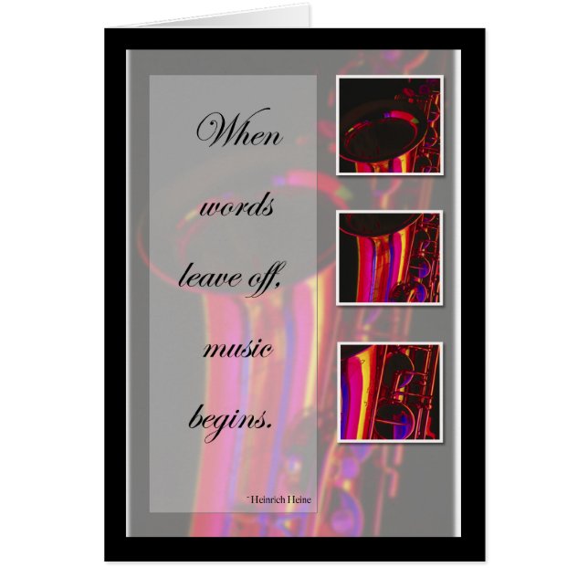 Saxophone, Jazz (Devant)