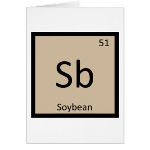 Sb - Symbole de tableau périodique de la chimie du