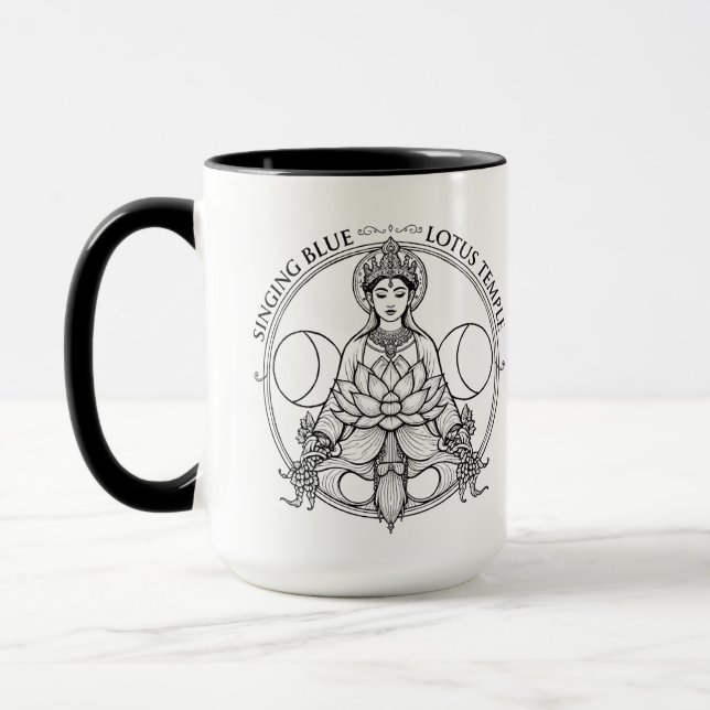 SBLT Goddess and Lotus Mug (Gauche)