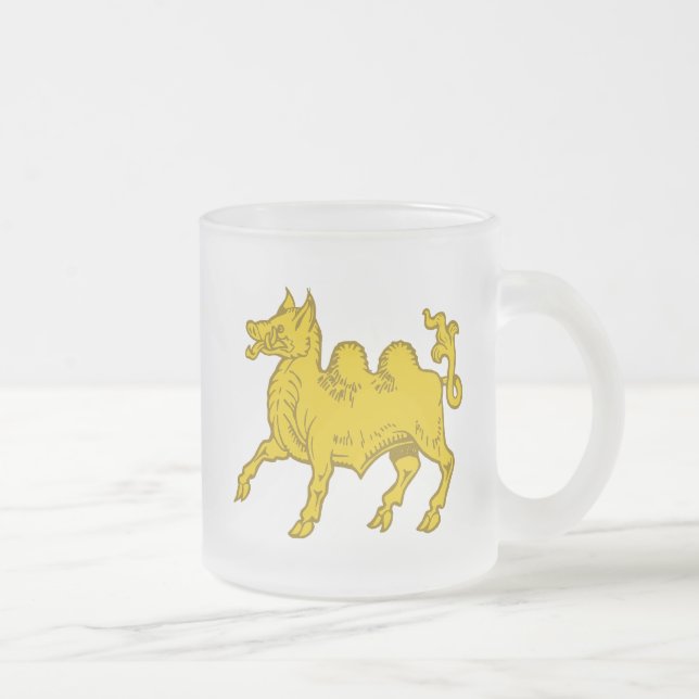 SCA Attilium Café en verre givrée Mug (Droit)