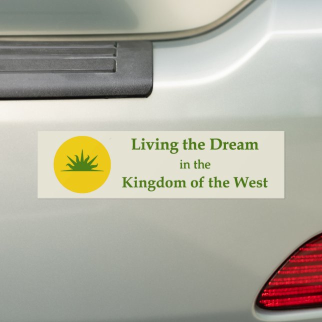 SCA Kingdom of the West Bumper Sticker (En voiture)