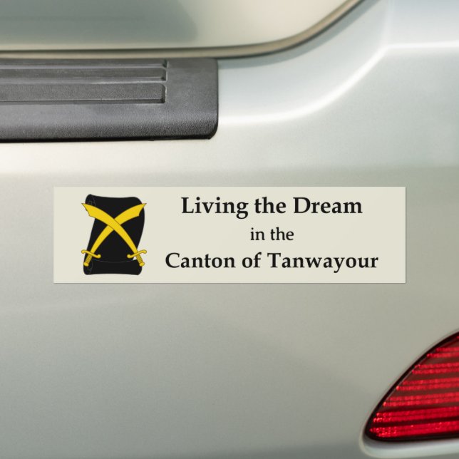 SCA Tanwayour Bumper Sticker (En voiture)