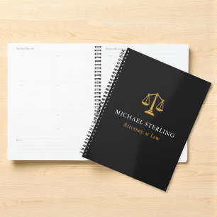 Scales de procureur classique de justice Black Gol