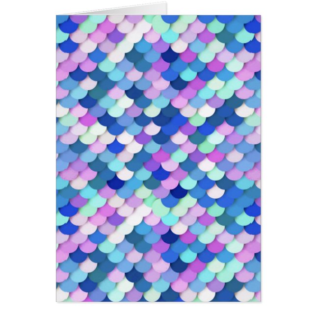 "Scales Dragon" - bleu, orchidée et lavande (Devant)
