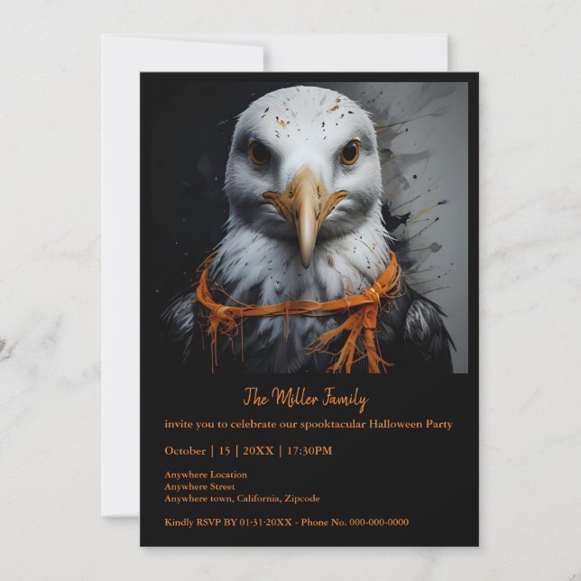 Scandale effrayante Halloween Animaux déguisés (Devant)