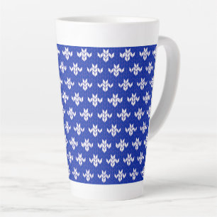 SCANDIA BLUE KNIT Tall Latte Mug