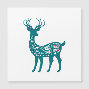 Scandia Noël Rouge et Bleu Nordic Deer Scandia