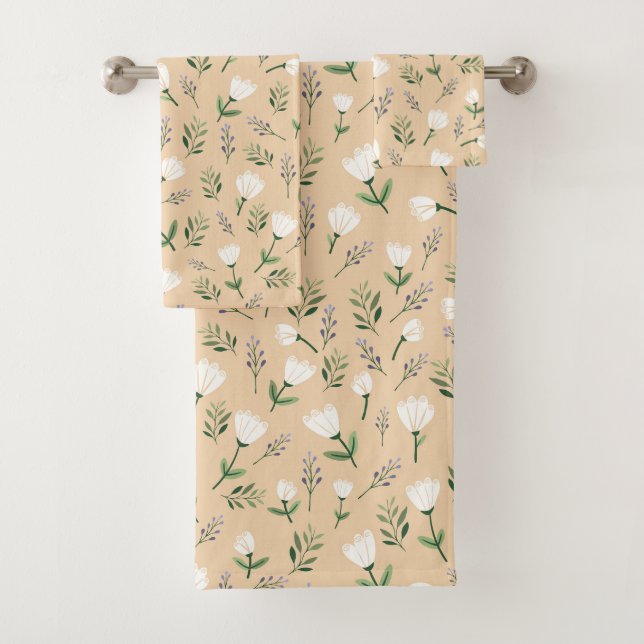 Scandinavian white Floral (En situation)