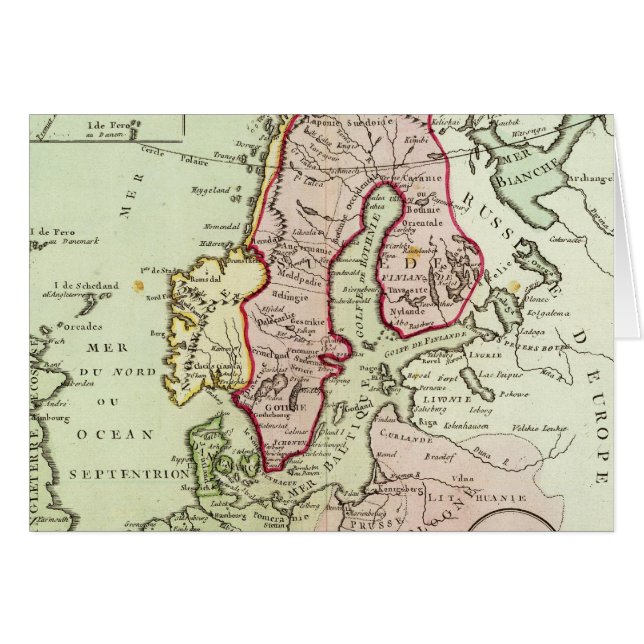 Scandinavie, Suède, Danemark (Devant horizontal)