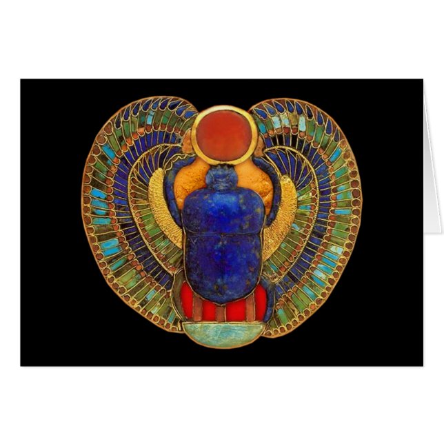 Scarab sacré de l'Egypte ancienne (Devant horizontal)