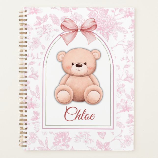 Scarlett | Conception personnalisée d'ours en pelu (Devant)